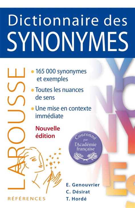 dictionnaire synonymes